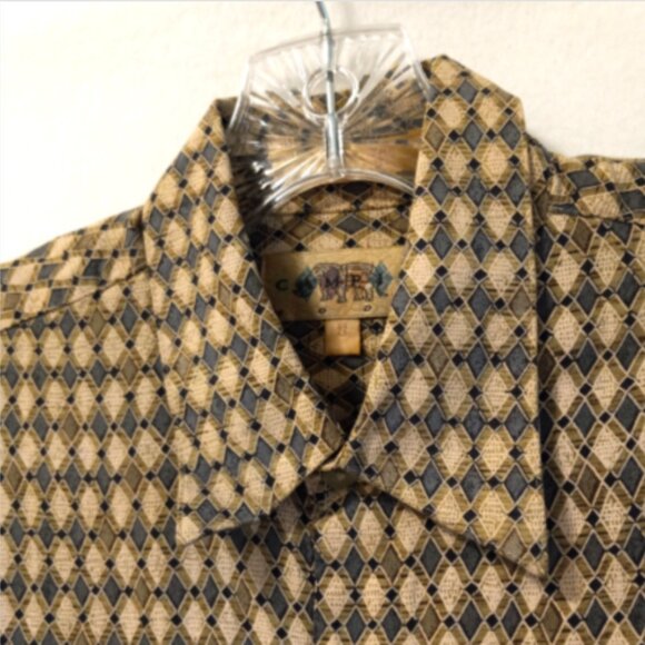 Campia Moda Men’s Hawaiian Shirt Size S Short Sleeve Button Point Collar - Picture 15 of 15